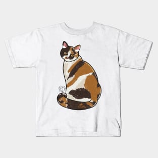 Calico Kitty Kids T-Shirt